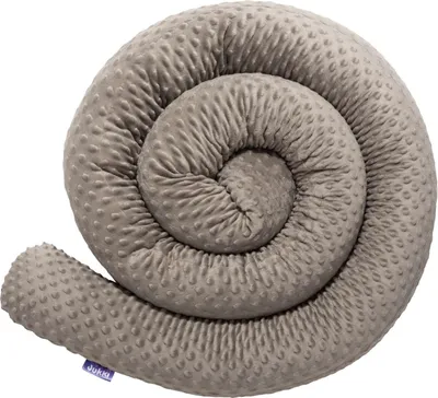 Produktbild von Mokka Minky schlange Bettumrandung 300cm