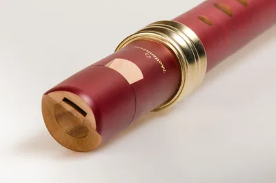 Produktbild von Mollenhauer Blockflöte Adri´s Traumflöte Sopran 4119R Birnbaum rot ...