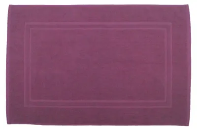 Produktbild von Julie Julsen® Badvorleger Duschvorleger Doppel Rahmen Lila,50 x 80 cm