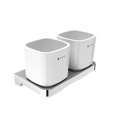 Zdjęcie produktu dla Uchwyt na szczoteczki z kubeczkami Nimco Maya MA 29058DK-26