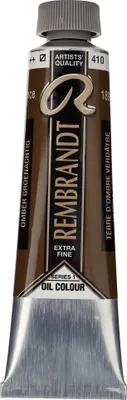 Immagine prodotto di Vernice ad olio Rembrandt in tubetto 40 ml, verde ambra 410