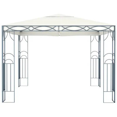 Image de vidaXL Pavillon 300 x 300 cm blanc crème