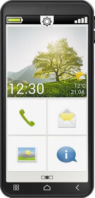 Emporia SMART.ME7 Senioren-Smartphone, Android 15, 128GB, 256GB MicroSD Slot
