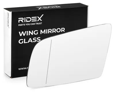 Produktbild von RIDEX Spiegelglas Außenspiegel Links für BMW 5 Limousine (E60) Beheizbar Asphärisch ohne Automatische Abblendung Blau Getönt 1914M0120