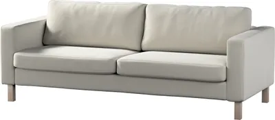Produktbild von Dekoria Bezug für Karlstad 3-Sitzer Sofa nicht ausklappbar, kurz, grau, Bezug für Karlstad