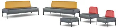 Productafbeelding van Empfangssofa Sofa Lounge Sitzbank Patienten Wartebank Empfangsbereich Praxis