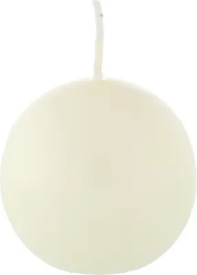 Produktbild von Kugelkerzen Vanilla Bisquit, Ø 80 mm, 6 Stück, dt. Kerzen in RAL Kerzenqualität, Kein rußen und tropfen