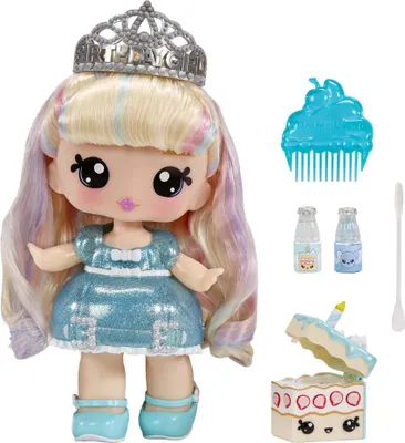 Image de Yummiland Lipgloss Doll avec animal de compagnie - Callie Birthday Cake