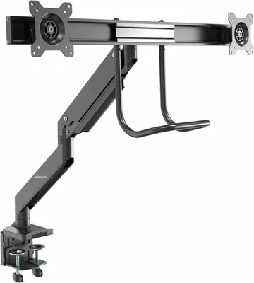 Produktbild von StarTech.com ARMSLMBARDUO Monitorhalterung (dual Monitor, Synchronisierte Höhenverstellung, Tischklemme, VESA)
