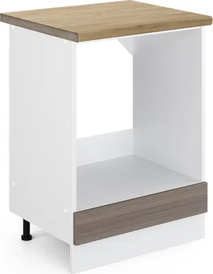 Immagine prodotto di Mobile per forno da incasso Vicco R-Line Grigio nobile 60 cm , PL Rovere, Model 46520