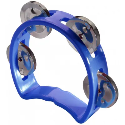Produktbild von Stagg TAB-MINI/BL Kunststoff Mini-Schellenring mit Cutaway u. 4 Sch...