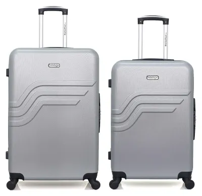 Produktbild von AMERICAN TRAVEL – 2er-Set – Großer Koffer und QUEENS-Wochenendkoffer