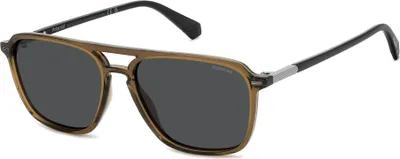 Produktbild von Polaroid PLD 4182/S/X BROWN/ GREY POLARIZED 57/16/145 Herrenbrillen Sonnenbrillen