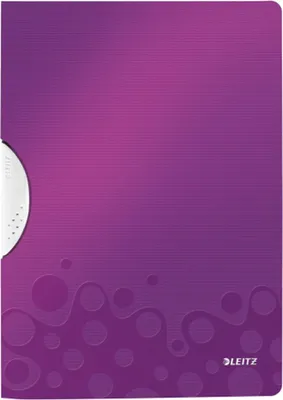 Image de LEITZ Klemmhefter WOW ColorClip, DIN A4, PP, violet