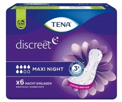 Produktbild von TENA Discreet Maxi Night, 6 Stück(e)