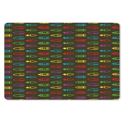 Produktbild von MuchoWow® Schreibtischunterlage Bleistifte - Muster - Bleistift - Regenbogen 60x40 cm - XXL Mauspad - Großes Mauspad