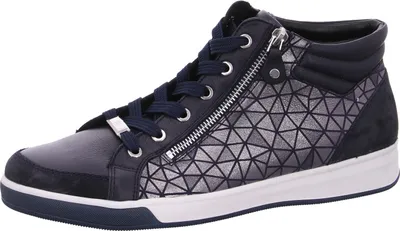 Produktbild von Ara Sneaker ROM-ST-HIGH-SOFT, Glattleder, Blau, Damen