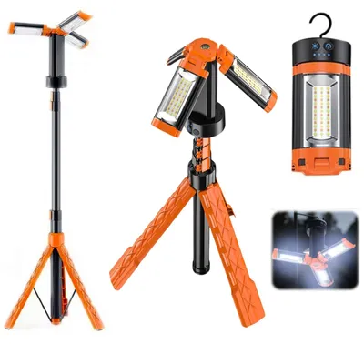 Teleskop-Campinglampe 10000 mAh LED 2500 Lumen 5 Modi wasserdicht