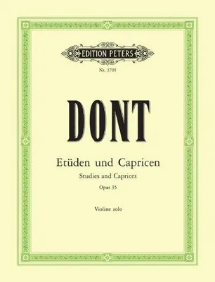 Produktbild von 24 Etudes and Caprices Op. 35 for Violin