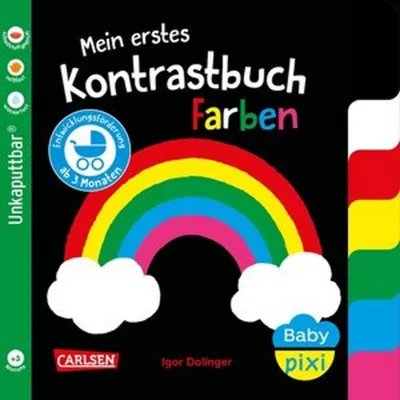 Immagine prodotto di Baby Pixi (unkaputtbar) 170: Mein erstes Kontrastbuch: Farben