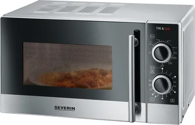 Produktbild von Severin MW 7874, Arbeitsplatte, Kombi-Mikrowelle, 20 l, 700 W, Eingebautes Display, Drehregler