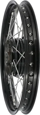 Zdjęcie produktu dla Szprychy kolo 1,5 x 16" aluminiowe obrecze, czarne anodowane + szprychy ze stali nierdzewnej - Simson S51, S50, KR51 Schwalbe, SR4