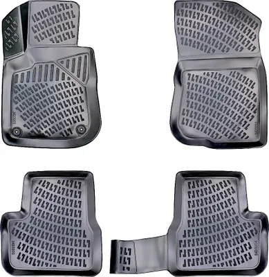 Produktbild von Rizline Gummimatten kompatibel mit CITROEN C3 1.Gen (2002 - 2009) Autofußmatten Auto Allwetter