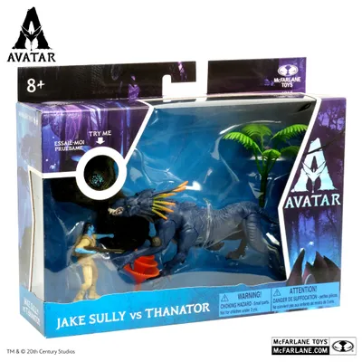 Obrázek produktu pro Avatar: Odlet na Pandoru Deluxe střední akční figurky - Jake vs Thanator