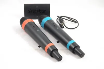 Produktbild von Original Sony PlayStation 3 Singstar Wireless Mikrofone inkl. USB-Empfänger PS3