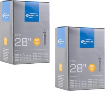 Produktbild von Schwalbe 2x Schlauch DV17 (28/47-622/635) 28x1.10/1.75" 28 Zoll DV 40mm