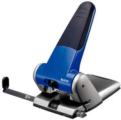 Immagine prodotto di Leitz 5180-00-35 5180 Perforatore per fascicoli fino ad A3 - 65 fogli, con guida di arresto, blu