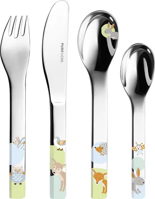 Immagine prodotto di PURESIGNS posate per bambini Woody 4 pezzi