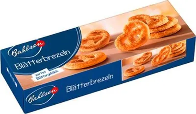 Produktbild von Bahlsen Blätterbrezeln feines Blätterteig Gebäck mit Zuckerglasur 100g