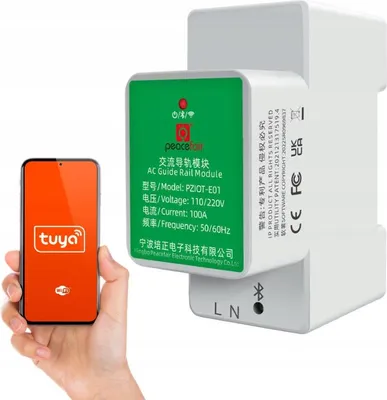 Obrázek produktu pro Měřič spotřeby energie Tuya na lištu DIN / WLAN