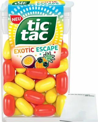 Produktbild von tic tac Exotic Escape (18g Dose) + usy Block