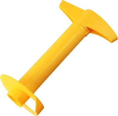 Produktbild von Fackelmann Ananasschneider, Schäler und Entkerner für Ananas, Fruchtentkerner mit scharfer Klinge (Farbe: Gelb)
