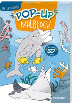 Produktbild von Tessloff Pop-up Malblock. Unter Wasser