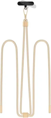 Produktbild von Tech-Protect C2S Rope Crossbody Strap Beige/Gold