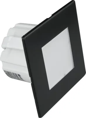 Zdjęcie produktu dla Oprawa schodowa LED 1.2W kwadratowa czarny mat DPM