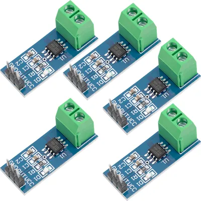 Zdjęcie produktu dla Czujniki AZ-Delivery ACS712 Czujnik prądu 5 A Zakres pomiarowy Moduł czujnika prądu kompatybilny z Arduino, 5 czujników prądu