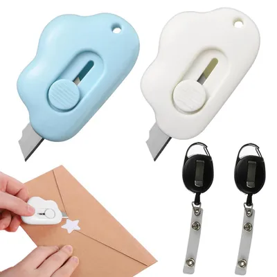 Immagine prodotto di Set composto da 2 mini coltellini multiuso, con apribuste e portachiavi