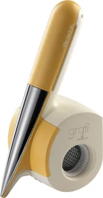 A close-up studio shot of an electric grater.