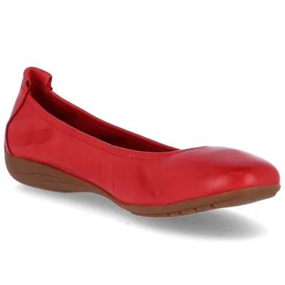 Produktbild von Josef Seibel Damen Ballerina Leder Slipper Fenja 01 74801-133, Größe:37 EU, Farbe:Rot