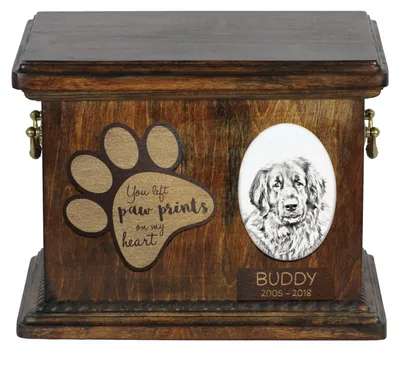 Immagine prodotto di Leonberger: urne per animali domestici, urne personalizzate con foto, urne per cani con foto del marchio Art-Dog