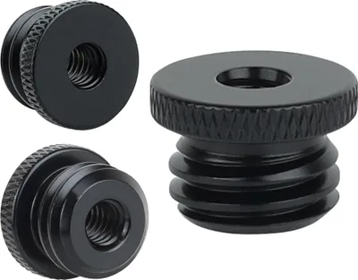 Obrázek produktu pro Redukce objímky adaptéru 1/4" na 5/8 stativový černý stojan 12 mm