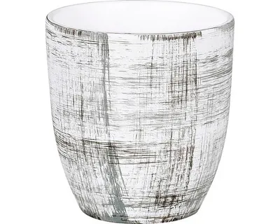Immagine prodotto di Coprivaso in Vetroceramica KODET GRID Ø 13 x 14 cm opaco bianco-nero
