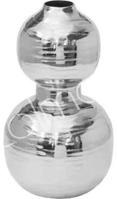 Immagine prodotto di Vaso in alluminio/nichel, dimensioni 20x20x32