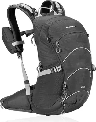 Produktbild von Outdoor Sportrucksack 20L mit Helmhalter & Regenschutz – wasserdicht, leicht und atmungsaktiv für Wandern, Reisen, Radfahren