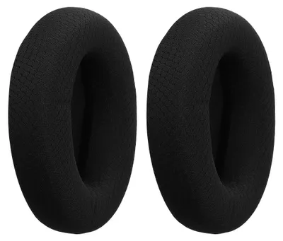 Produktbild von kwmobile 2x Mesh Polyester Ohr Polster für Razer Kraken V4 X / V4 / V4 Pro Ohrpolster - Ersatz Ohrpolster - Kopfhörer Ersatzteile - Kopfhörer