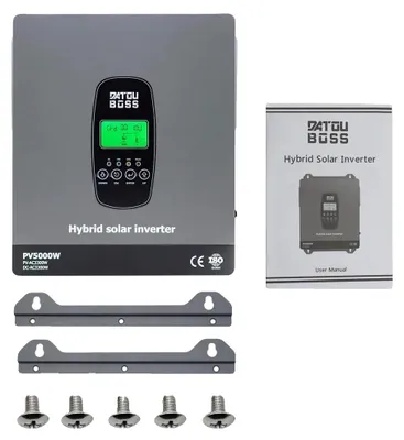 Productafbeelding van Hybride omvormer voor zonne-energie, zuivere sinusgolf, hoge efficiëntie, 3300W, 24V